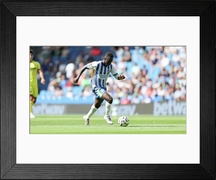 Framed Print : Brighton and Hove Albion v Villarreal CF Pre Season Friendly 10AUG24
