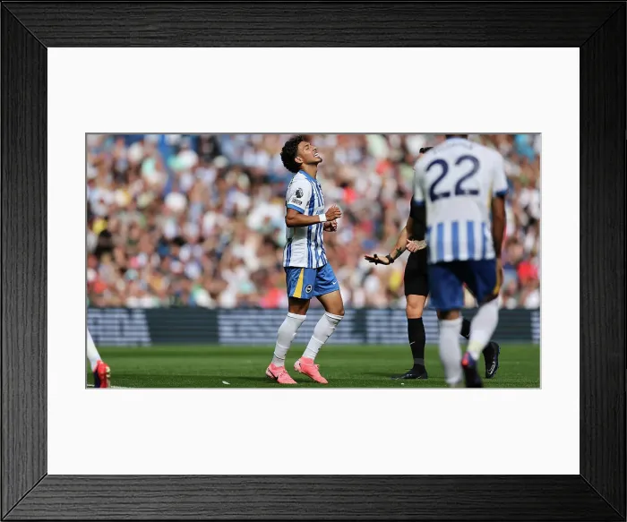 Framed Print : Brighton and Hove Albion v Villarreal CF Pre Season Friendly 10AUG24 Framed Print : Brighton and Hove Albion v Villarreal CF Pre Season Friendly 10AUG24