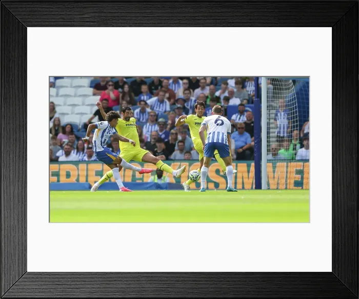 Framed Print : Brighton and Hove Albion v Villarreal CF Pre Season Friendly 10AUG24 Framed Print : Brighton and Hove Albion v Villarreal CF Pre Season Friendly 10AUG24