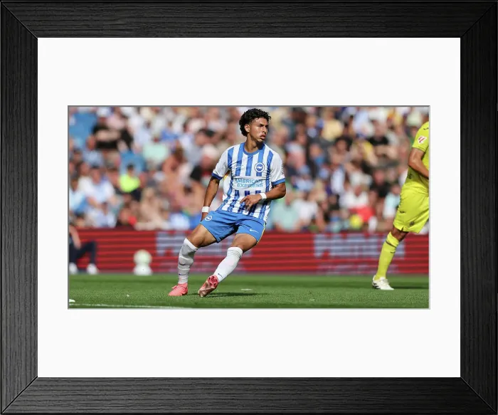 Framed Print : Brighton and Hove Albion v Villarreal CF Pre Season Friendly 10AUG24 Framed Print : Brighton and Hove Albion v Villarreal CF Pre Season Friendly 10AUG24