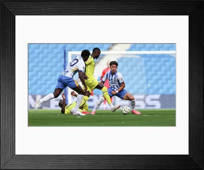 Framed Print : Brighton and Hove Albion v Villarreal CF Pre Season Friendly 10AUG24 Framed Print : Brighton and Hove Albion v Villarreal CF Pre Season Friendly 10AUG24