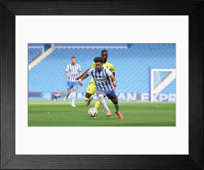 Framed Print : Brighton and Hove Albion v Villarreal CF Pre Season Friendly 10AUG24 Framed Print : Brighton and Hove Albion v Villarreal CF Pre Season Friendly 10AUG24