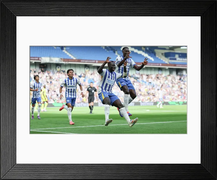 Framed Print : Brighton and Hove Albion v Villarreal CF Pre Season Friendly 10AUG24 Framed Print : Brighton and Hove Albion v Villarreal CF Pre Season Friendly 10AUG24