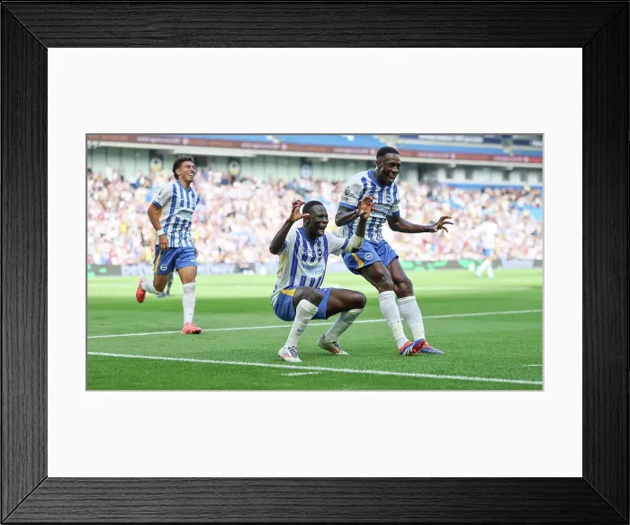 Framed Print : Brighton and Hove Albion v Villarreal CF Pre Season Friendly 10AUG24 Framed Print : Brighton and Hove Albion v Villarreal CF Pre Season Friendly 10AUG24