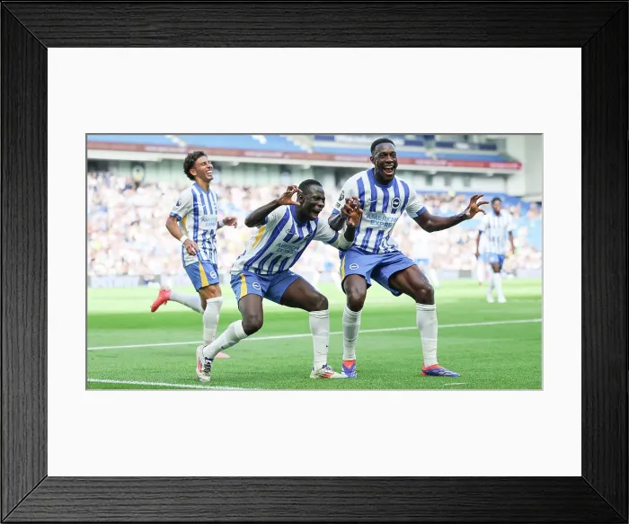 Framed Print : Brighton and Hove Albion v Villarreal CF Pre Season Friendly 10AUG24 Framed Print : Brighton and Hove Albion v Villarreal CF Pre Season Friendly 10AUG24