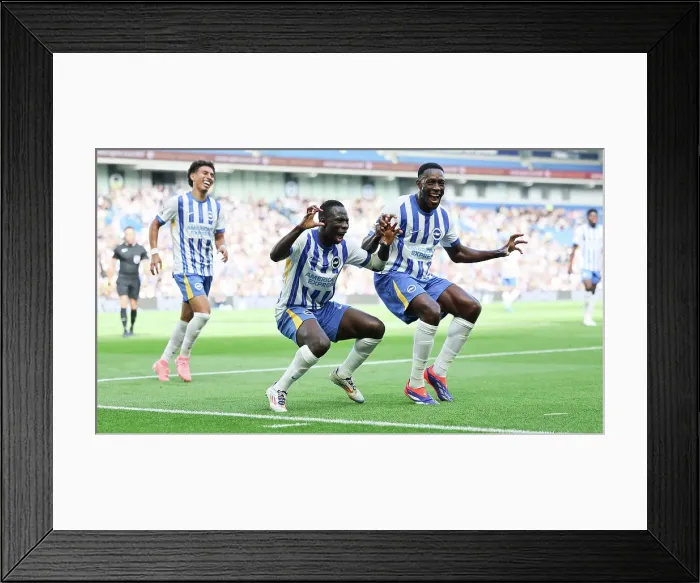 Framed Print : Brighton and Hove Albion v Villarreal CF Pre Season Friendly 10AUG24 Framed Print : Brighton and Hove Albion v Villarreal CF Pre Season Friendly 10AUG24