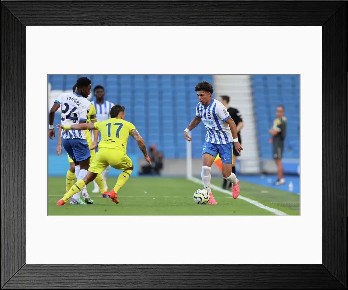 Framed Print : Brighton and Hove Albion v Villarreal CF Pre Season Friendly 10AUG24 Framed Print : Brighton and Hove Albion v Villarreal CF Pre Season Friendly 10AUG24