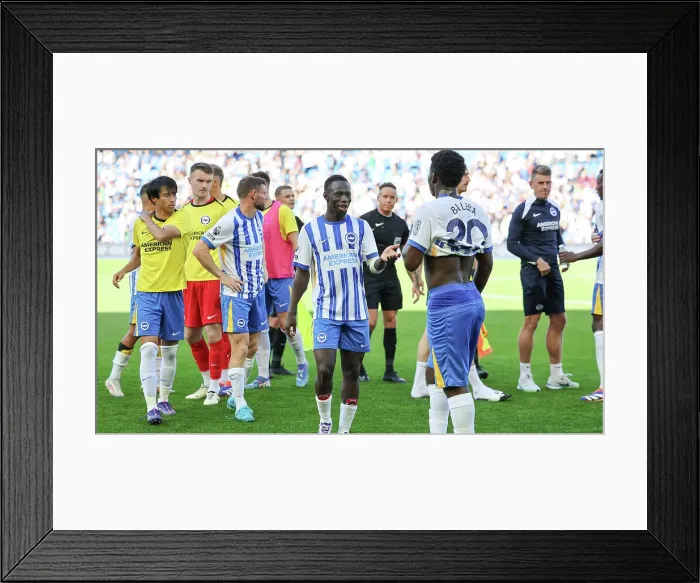 Framed Print : Brighton and Hove Albion v Villarreal CF Pre Season Friendly 10AUG24 Framed Print : Brighton and Hove Albion v Villarreal CF Pre Season Friendly 10AUG24