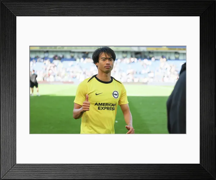 Framed Print : Brighton and Hove Albion v Villarreal CF Pre Season Friendly 10AUG24 Framed Print : Brighton and Hove Albion v Villarreal CF Pre Season Friendly 10AUG24