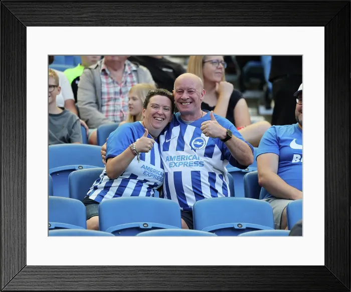 Framed Print : Brighton and Hove Albion v Villarreal CF Pre Season Friendly 10AUG24 Framed Print : Brighton and Hove Albion v Villarreal CF Pre Season Friendly 10AUG24