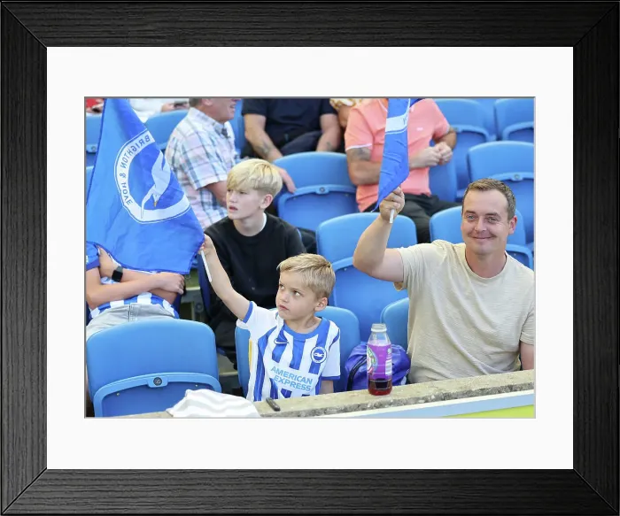 Framed Print : Brighton and Hove Albion v Villarreal CF Pre Season Friendly 10AUG24 Framed Print : Brighton and Hove Albion v Villarreal CF Pre Season Friendly 10AUG24