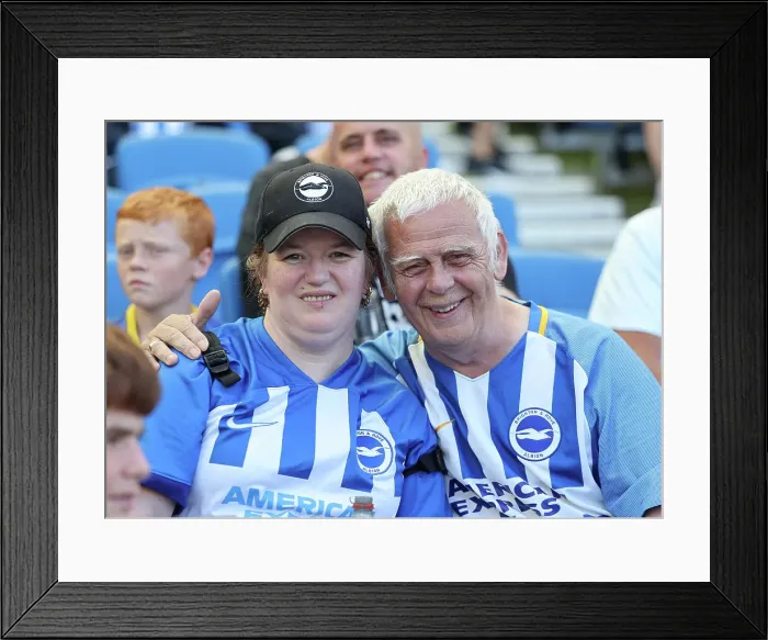 Framed Print : Brighton and Hove Albion v Villarreal CF Pre Season Friendly 10AUG24 Framed Print : Brighton and Hove Albion v Villarreal CF Pre Season Friendly 10AUG24