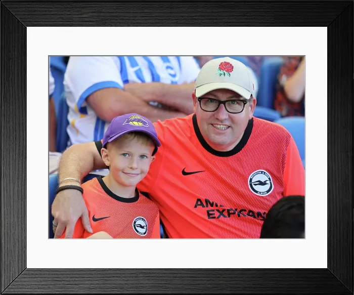 Framed Print : Brighton and Hove Albion v Villarreal CF Pre Season Friendly 10AUG24 Framed Print : Brighton and Hove Albion v Villarreal CF Pre Season Friendly 10AUG24