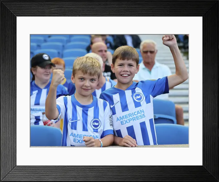 Framed Print : Brighton and Hove Albion v Villarreal CF Pre Season Friendly 10AUG24 Framed Print : Brighton and Hove Albion v Villarreal CF Pre Season Friendly 10AUG24