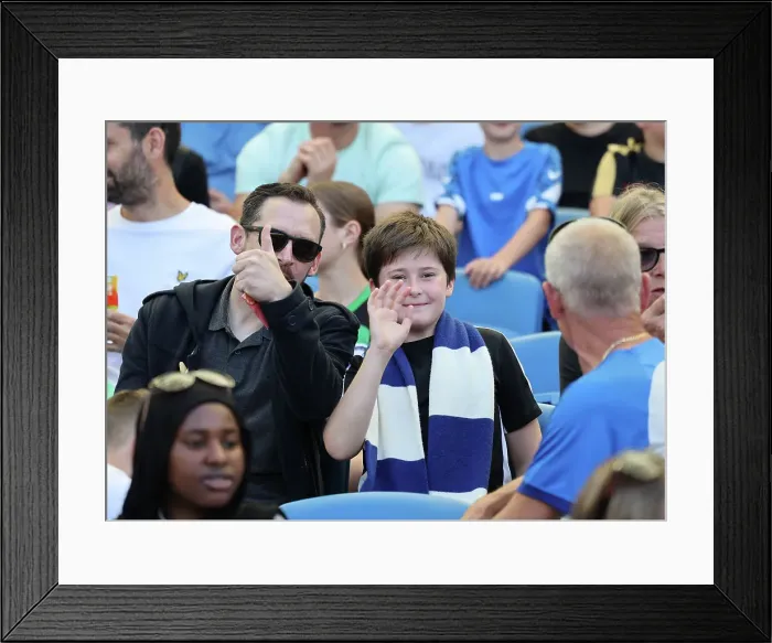 Framed Print : Brighton and Hove Albion v Villarreal CF Pre Season Friendly 10AUG24 Framed Print : Brighton and Hove Albion v Villarreal CF Pre Season Friendly 10AUG24
