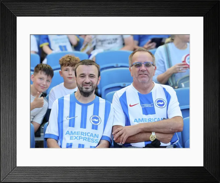 Framed Print : Brighton and Hove Albion v Villarreal CF Pre Season Friendly 10AUG24 Framed Print : Brighton and Hove Albion v Villarreal CF Pre Season Friendly 10AUG24