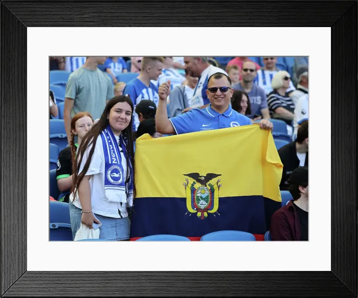 Framed Print : Brighton and Hove Albion v Villarreal CF Pre Season Friendly 10AUG24 Framed Print : Brighton and Hove Albion v Villarreal CF Pre Season Friendly 10AUG24