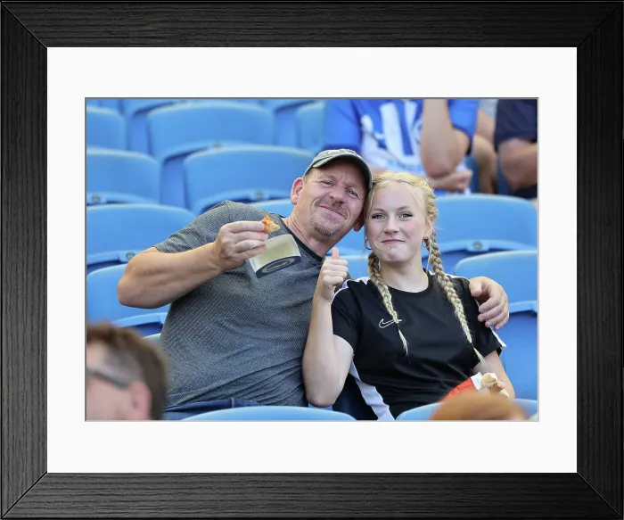 Framed Print : Brighton and Hove Albion v Villarreal CF Pre Season Friendly 10AUG24 Framed Print : Brighton and Hove Albion v Villarreal CF Pre Season Friendly 10AUG24