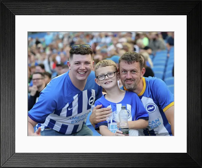 Framed Print : Brighton and Hove Albion v Villarreal CF Pre Season Friendly 10AUG24 Framed Print : Brighton and Hove Albion v Villarreal CF Pre Season Friendly 10AUG24