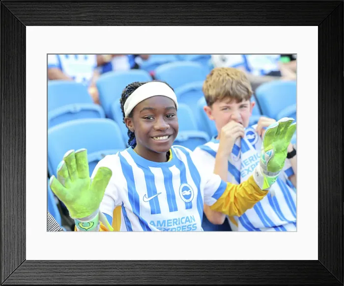 Framed Print : Brighton and Hove Albion v Villarreal CF Pre Season Friendly 10AUG24 Framed Print : Brighton and Hove Albion v Villarreal CF Pre Season Friendly 10AUG24
