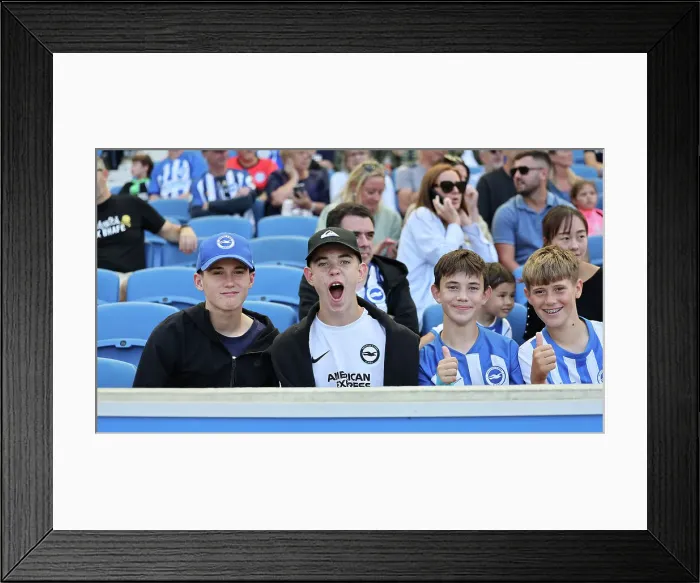 Framed Print : Brighton and Hove Albion v Villarreal CF Pre Season Friendly 10AUG24 Framed Print : Brighton and Hove Albion v Villarreal CF Pre Season Friendly 10AUG24