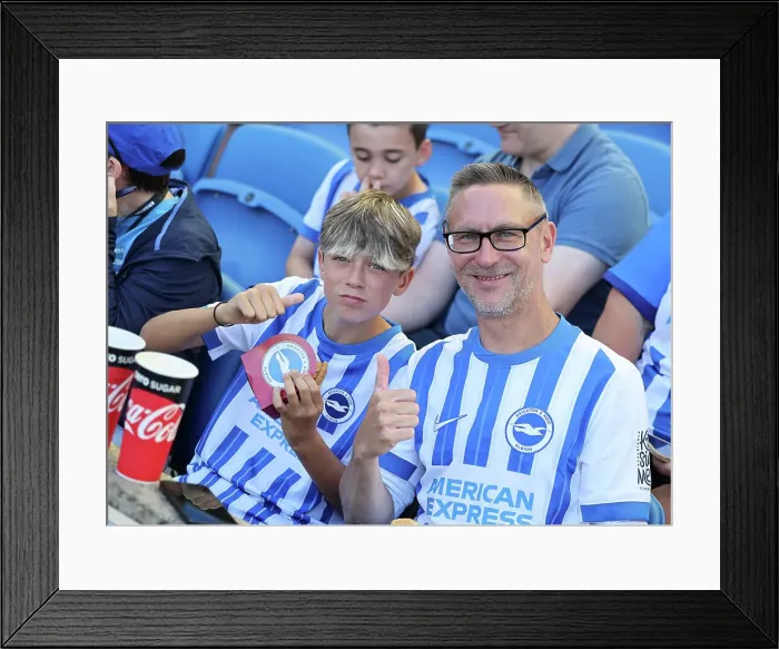 Framed Print : Brighton and Hove Albion v Villarreal CF Pre Season Friendly 10AUG24 Framed Print : Brighton and Hove Albion v Villarreal CF Pre Season Friendly 10AUG24