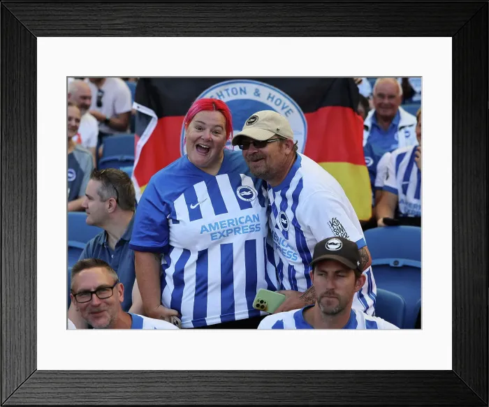 Framed Print : Brighton and Hove Albion v Villarreal CF Pre Season Friendly 10AUG24 Framed Print : Brighton and Hove Albion v Villarreal CF Pre Season Friendly 10AUG24