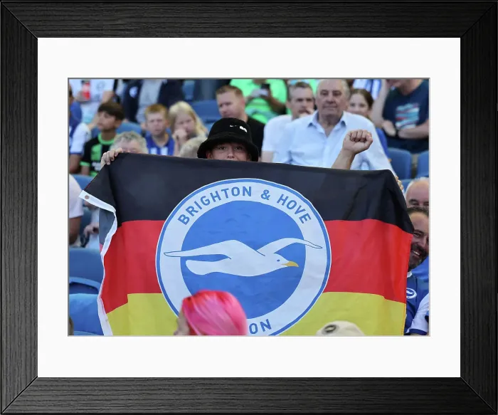 Framed Print : Brighton and Hove Albion v Villarreal CF Pre Season Friendly 10AUG24 Framed Print : Brighton and Hove Albion v Villarreal CF Pre Season Friendly 10AUG24