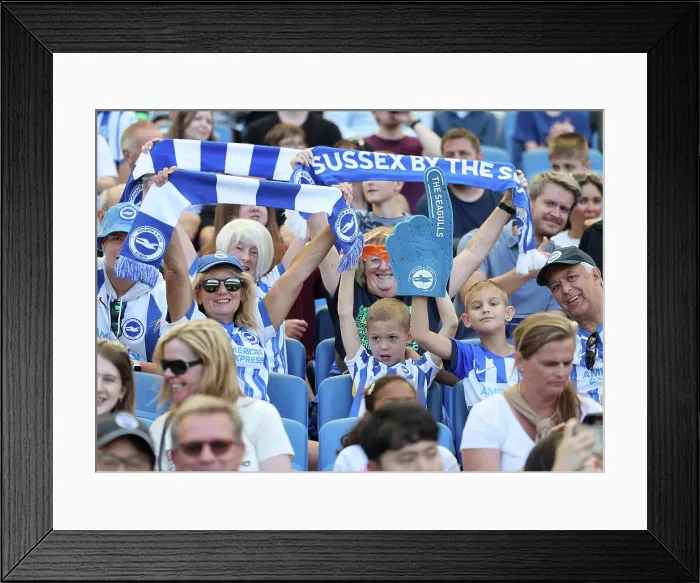 Framed Print : Brighton and Hove Albion v Villarreal CF Pre Season Friendly 10AUG24 Framed Print : Brighton and Hove Albion v Villarreal CF Pre Season Friendly 10AUG24
