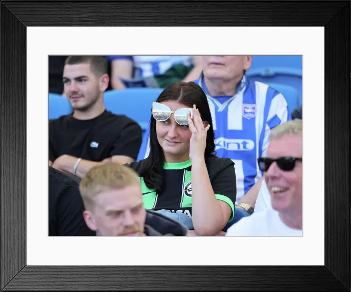 Framed Print : Brighton and Hove Albion v Villarreal CF Pre Season Friendly 10AUG24 Framed Print : Brighton and Hove Albion v Villarreal CF Pre Season Friendly 10AUG24