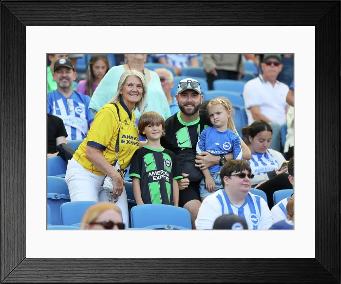 Framed Print : Brighton and Hove Albion v Villarreal CF Pre Season Friendly 10AUG24 Framed Print : Brighton and Hove Albion v Villarreal CF Pre Season Friendly 10AUG24