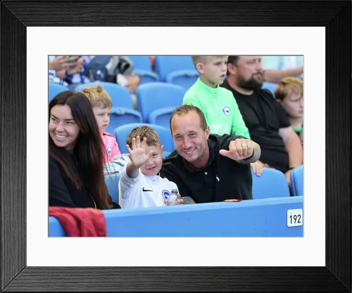 Framed Print : Brighton and Hove Albion v Villarreal CF Pre Season Friendly 10AUG24 Framed Print : Brighton and Hove Albion v Villarreal CF Pre Season Friendly 10AUG24