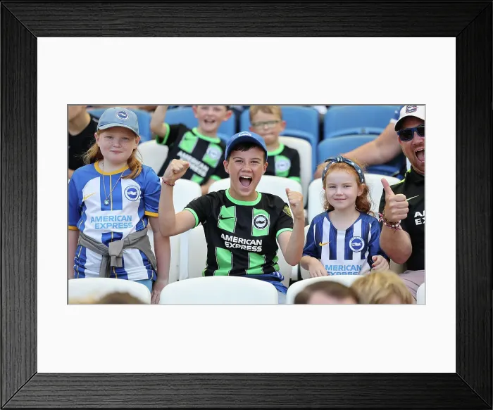 Framed Print : Brighton and Hove Albion v Villarreal CF Pre Season Friendly 10AUG24 Framed Print : Brighton and Hove Albion v Villarreal CF Pre Season Friendly 10AUG24