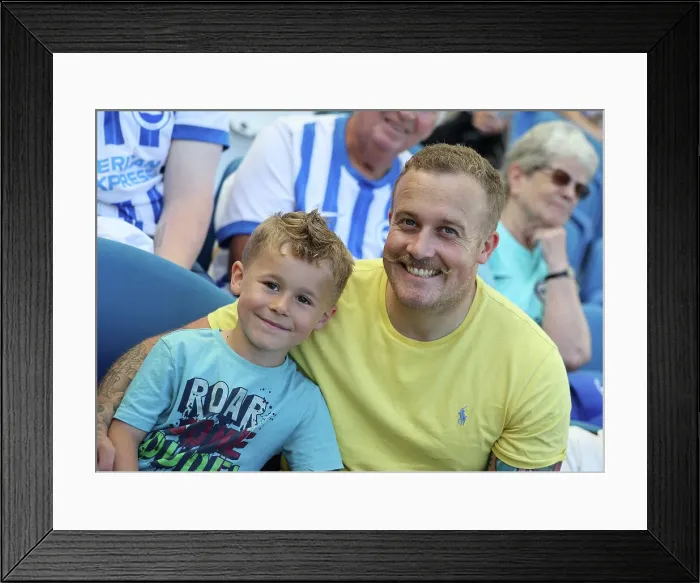Framed Print : Brighton and Hove Albion v Villarreal CF Pre Season Friendly 10AUG24 Framed Print : Brighton and Hove Albion v Villarreal CF Pre Season Friendly 10AUG24