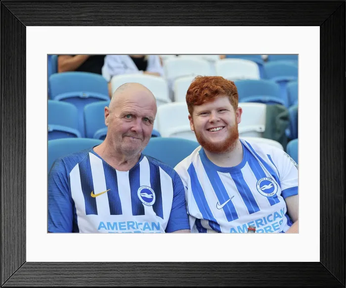 Framed Print : Brighton and Hove Albion v Villarreal CF Pre Season Friendly 10AUG24 Framed Print : Brighton and Hove Albion v Villarreal CF Pre Season Friendly 10AUG24