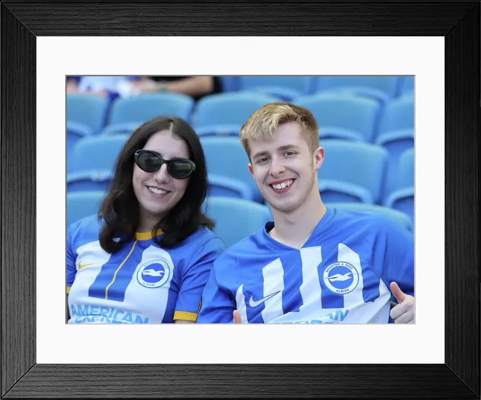 Framed Print : Brighton and Hove Albion v Villarreal CF Pre Season Friendly 10AUG24