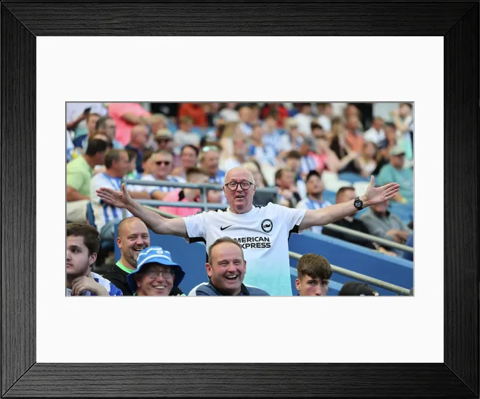 Framed Print : Brighton and Hove Albion v Villarreal CF Pre Season Friendly 10AUG24 Framed Print : Brighton and Hove Albion v Villarreal CF Pre Season Friendly 10AUG24