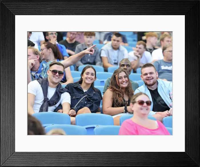 Framed Print : Brighton and Hove Albion v Villarreal CF Pre Season Friendly 10AUG24