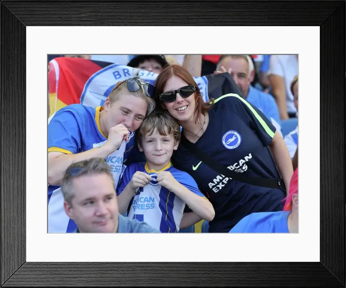 Framed Print : Brighton and Hove Albion v Villarreal CF Pre Season Friendly 10AUG24 Framed Print : Brighton and Hove Albion v Villarreal CF Pre Season Friendly 10AUG24