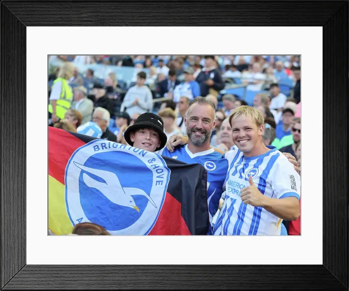 Framed Print : Brighton and Hove Albion v Villarreal CF Pre Season Friendly 10AUG24 Framed Print : Brighton and Hove Albion v Villarreal CF Pre Season Friendly 10AUG24