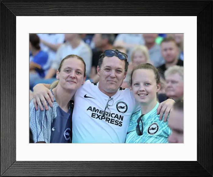 Framed Print : Brighton and Hove Albion v Villarreal CF Pre Season Friendly 10AUG24 Framed Print : Brighton and Hove Albion v Villarreal CF Pre Season Friendly 10AUG24