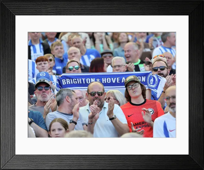 Framed Print : Brighton and Hove Albion v Villarreal CF Pre Season Friendly 10AUG24 Framed Print : Brighton and Hove Albion v Villarreal CF Pre Season Friendly 10AUG24