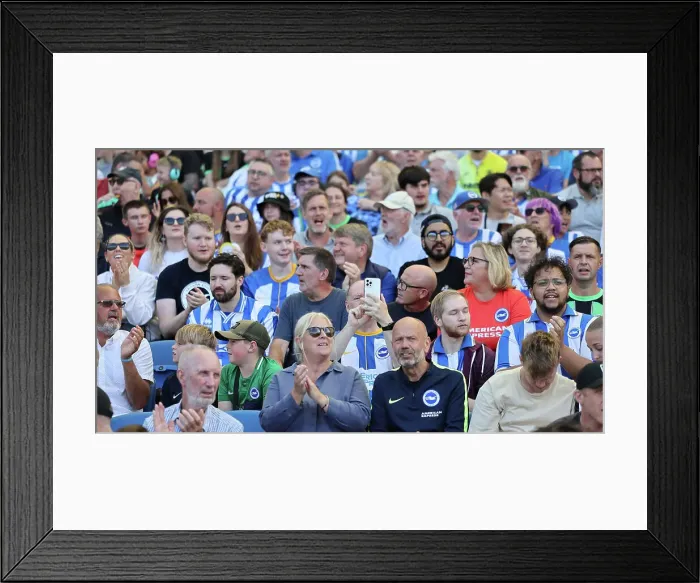 Framed Print : Brighton and Hove Albion v Villarreal CF Pre Season Friendly 10AUG24 Framed Print : Brighton and Hove Albion v Villarreal CF Pre Season Friendly 10AUG24
