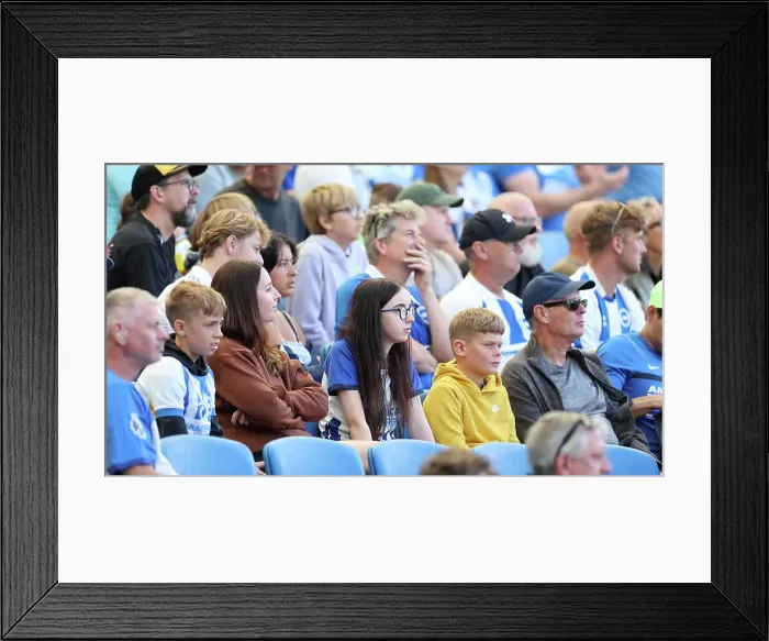Framed Print : Brighton and Hove Albion v Villarreal CF Pre Season Friendly 10AUG24 Framed Print : Brighton and Hove Albion v Villarreal CF Pre Season Friendly 10AUG24