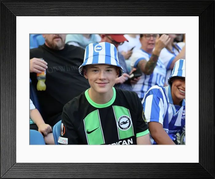 Framed Print : Brighton and Hove Albion v Villarreal CF Pre Season Friendly 10AUG24 Framed Print : Brighton and Hove Albion v Villarreal CF Pre Season Friendly 10AUG24