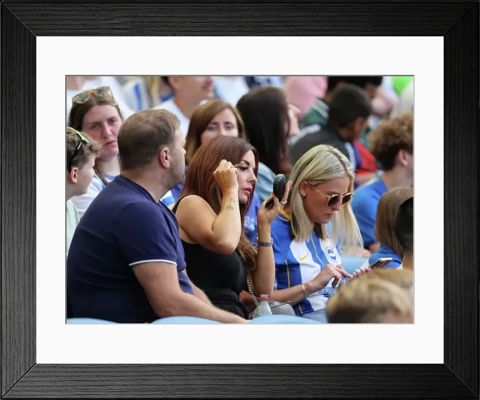 Framed Print : Brighton and Hove Albion v Villarreal CF Pre Season Friendly 10AUG24 Framed Print : Brighton and Hove Albion v Villarreal CF Pre Season Friendly 10AUG24