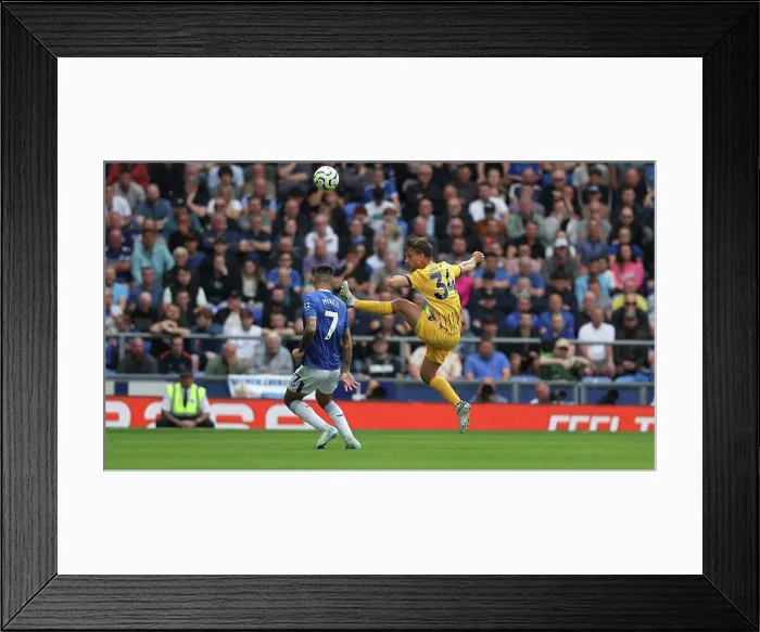 Framed Print : Everton v Brighton and Hove Albion Premier League 17AUG24