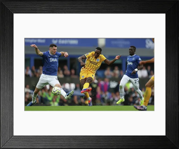 Framed Print : Everton v Brighton and Hove Albion Premier League 17AUG24 Framed Print : Everton v Brighton and Hove Albion Premier League 17AUG24