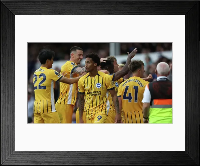 Framed Print : Everton v Brighton and Hove Albion Premier League 17AUG24 Framed Print : Everton v Brighton and Hove Albion Premier League 17AUG24