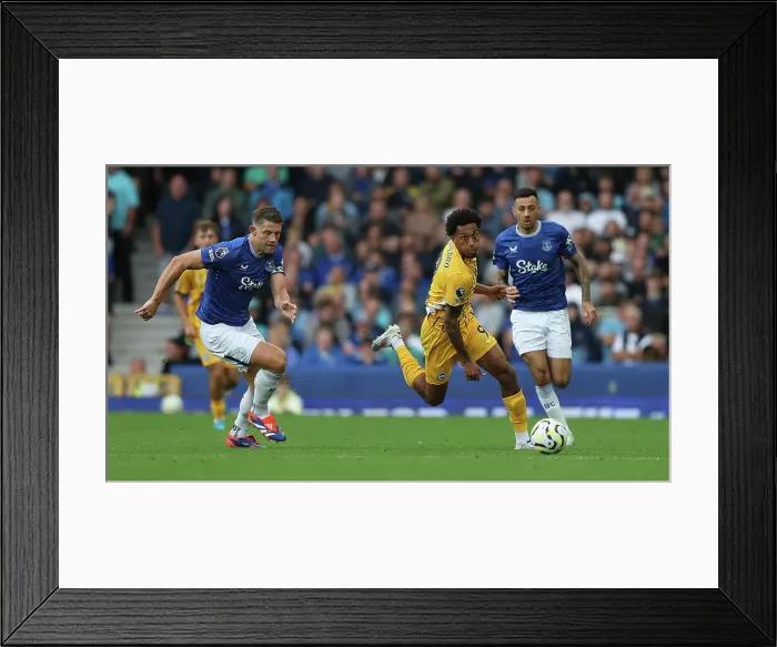 Framed Print : Everton v Brighton and Hove Albion Premier League 17AUG24 Framed Print : Everton v Brighton and Hove Albion Premier League 17AUG24